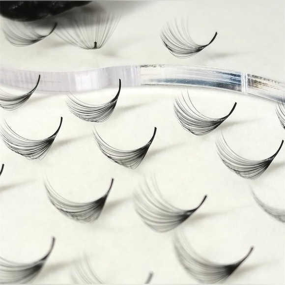 New! Unused! Lash Extensions 20D 1000 Fans Handmade Pinching Fans Mix Lengths 9- - Picture 9 of 11